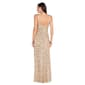 Womens R&M Richards Sleeveless Sequin Cowl Neck Evening Gown - image 2