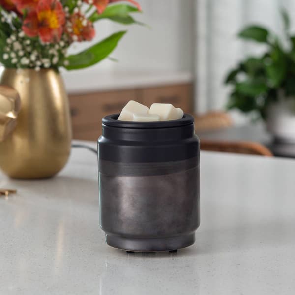 Candle Warmers Etc. Black Dipped Flip Dish Wax Warmer