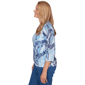 Womens Alfred Dunner Austin Knotted Detail Floral Blouse - image 4