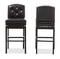 Baxton Studio Ginaro Swivel Bar Stools - Set of 2 - image 3