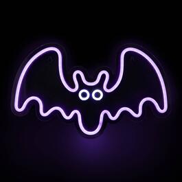 Northlight Seasonal 15in. LED Neon Bat Window Silouette