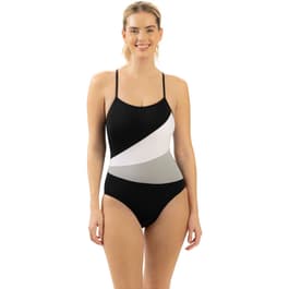 Womens Dolfin&#40;R&#41; Aquashape Criss Cross One Piece Swimsuit