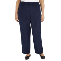 Plus Size Alfred Dunner Classics Corduroy Pants - Short Length