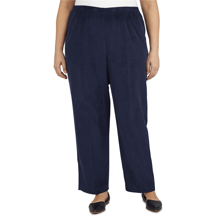 Plus Size Alfred Dunner Classics Corduroy Pants - Short Length