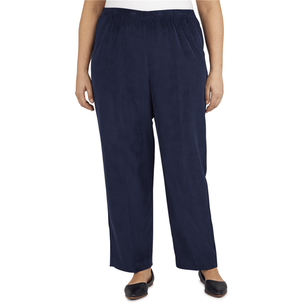 Plus Size Alfred Dunner Classics Corduroy Pants - Short Length - image 
