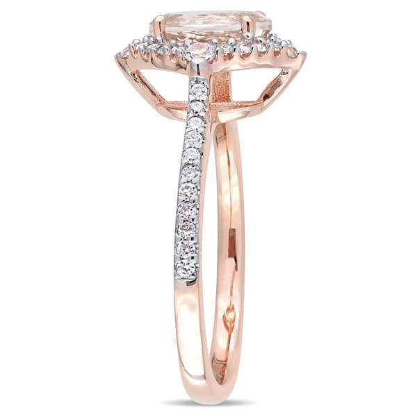 Gemstone Classics™ 10kt. Rose Gold Vintage Engagement Ring