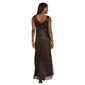 Womens R&M Richards Sleeveless V-Neck Rhinestone Evening Gown - image 2