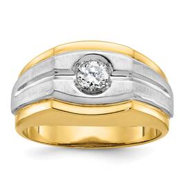 Mens Diamond Classics&#40;tm&#41; 10kt. Gold IBGoodman 1/3ctw. Diamond Ring
