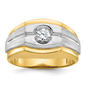 Mens Diamond Classics(tm) 10kt. Gold IBGoodman 1/3ctw. Diamond Ring - image 1