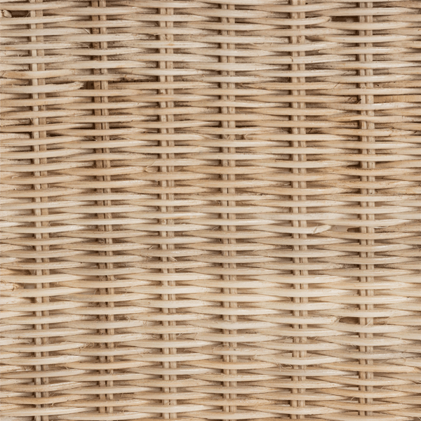 Baxton Studio Magni Modern Bohemian Rattan 1-Drawer Nightstand