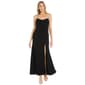 Womens R&M Richards Halter Rhinestone Drape Neck Evening Gown - image 1