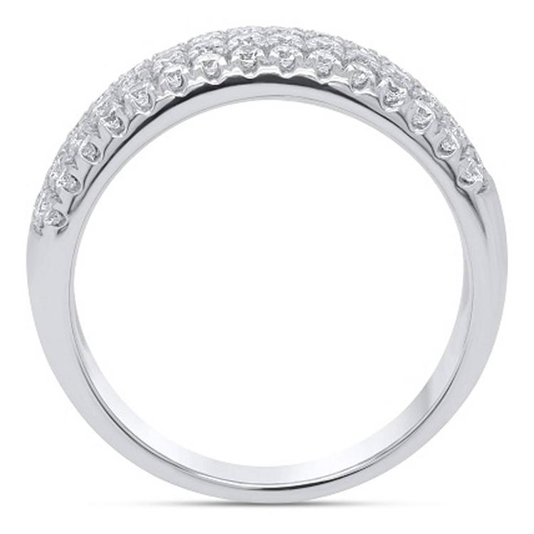 Nova Star® Sterling Silver & 1ctw. Lab Grown Diamond Fashion Ring