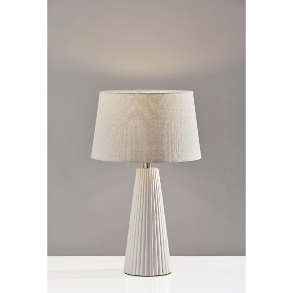 Simplee Adesso Lana 2pc. Table Lamp Set with Oatmeal Shade
