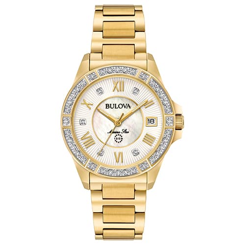 Womens Bulova Marine Star Bracelet Watch - 98R235 - image 