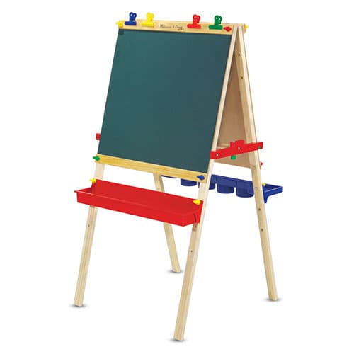 Melissa &amp; Doug(R) Deluxe Wooden Standing Art Easel - image 