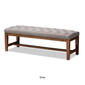 Baxton Studio Ainsley Bench - image 5