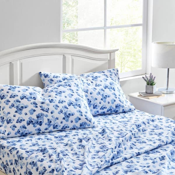 Laura Ashley Emelisa Cotton Flannel Sheet Set