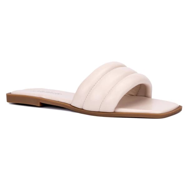 Womens Olivia Miller Indigo Slide Sandals