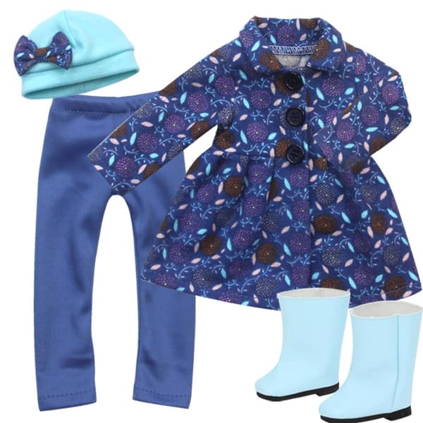 Sophia's(R) 4pc. Print Coat and Leggings Winter Set