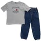 Toddler Boy Tommy Hilfiger 2pc. Marled Tee And Pull On Denim - image 1