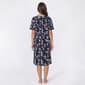 Womens Casual Time Short Sleeve Flower Caftan - image 2