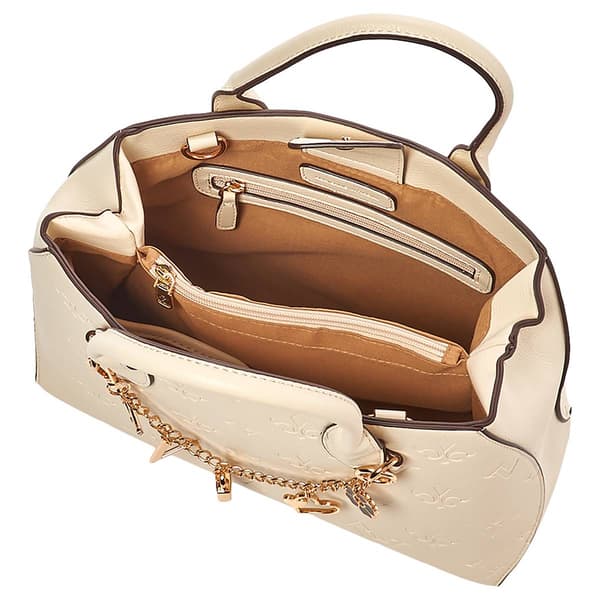 Adrienne Vittadini Bella Embossed Charm Satchel