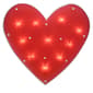 Northlight Seasonal Lighted Red Heart Window Silhouette - image 1