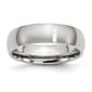 Mens Gentlemen's Classics(tm) 6mm Stainless Steel Wedding Band - image 1