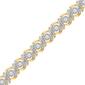 Diamond Classics&#8482; Yellow Plated Sterling Silver Tennis Bracelet - image 2
