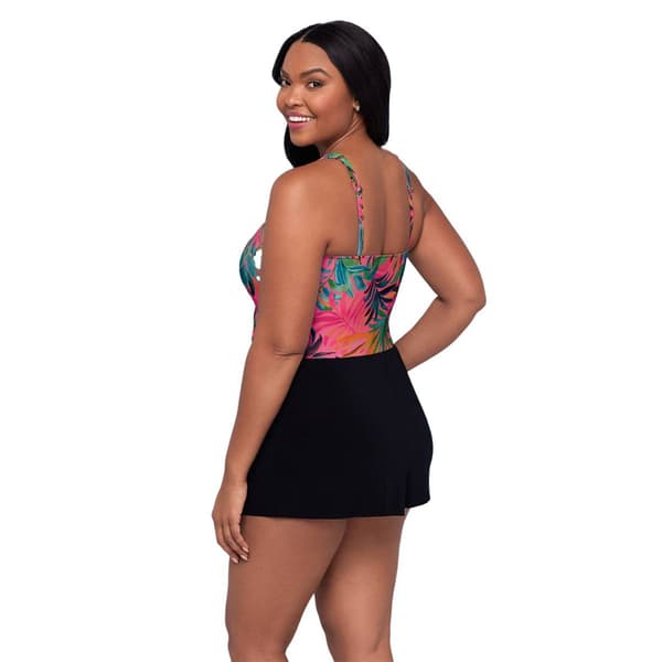 Womens Swimshaper Amazonian Palms Kim Swimsuit Romper