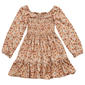 Girls(7-16) Lexi Jules Long Sleeve Smocked Top Floral Dress - image 1