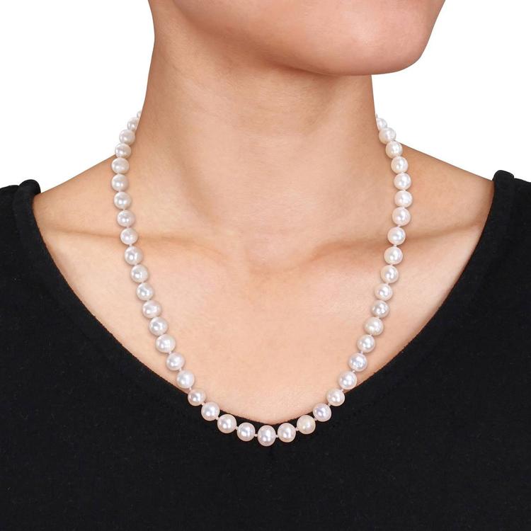 Gemstone Classics™ Freshwater Cultured Pearl 3pc. Necklace Set