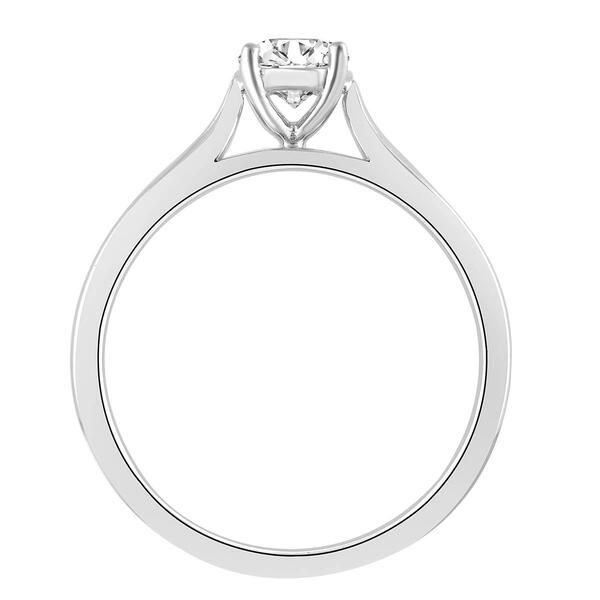 Nova Star&#174; Sterling Silver Lab Grown Diamond Solitaire Ring