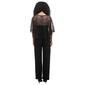 Womens Connected Apparel Sequin Caplet Overlay Jumpsuit - image 2