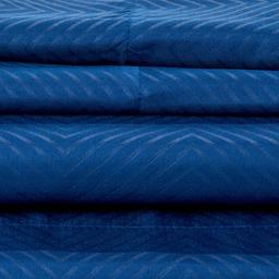 Hotel Suites 6pc. Chevron Embossed Sheet Set - Blueberry