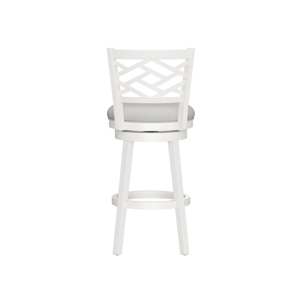 HH2 Home Riva Wood Adjustable Height Swivel Stool