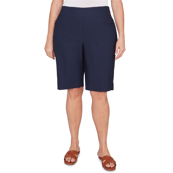 Women''s Ruby Rd. Key Items Pull On Silky Tech Bermuda Short - image 