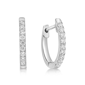 Brilliant Grown 1/4ctw. Lab-Grown Diamond Hoop Earrings - image 1