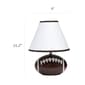 Simple Designs SportsLite 11.5in. Football Base Ceramic Lamp - image 10