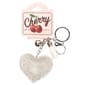 Womens DS Fashion Rhinestone Heart Bag Charm - image 2