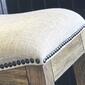 New Ridge Home Goods Sadie Natural Wood Bar-Height Barstool - image 2