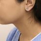 Haus of Brilliance 3/4ctw. Lab Grown Diamond Halo Stud Earring - image 4