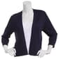 Womens 89th & Madison Diamond Pointelle Sleeve Detail Shrug - image 1