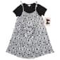 Girls (7-12) BTween(R) Short Sleeve Ribbed Tee w/ Floral Jumper - image 1