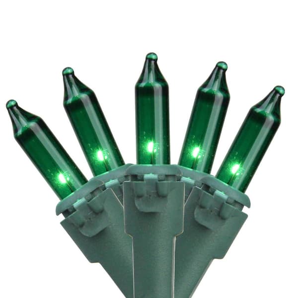 Northlight Seasonal 7ft. Green Christmas Lights - Green Wire