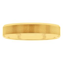 Mens Endless Affection(tm) Gold-Tone Tungsten Wedding Band