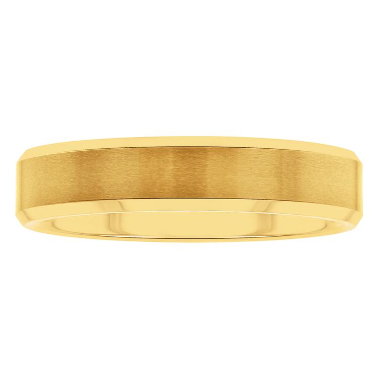 Mens Endless Affection(tm) Gold-Tone Tungsten Wedding Band