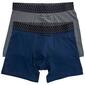 Mens Tommy John&#174; 2pk. Cotton Boxer Briefs - Blue/Grey - image 2