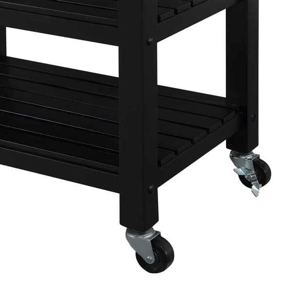 Convenience Concepts 4-Tier Butcher Block Kitchen Cart