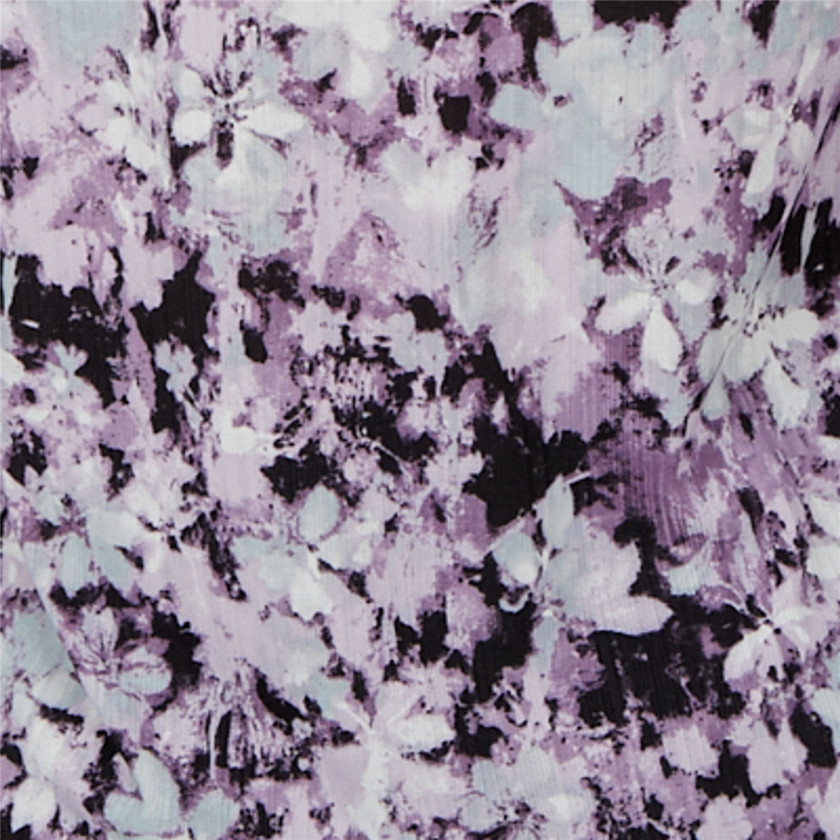 Petite Emaline Lavender Revelry Abstract Floral Blouse